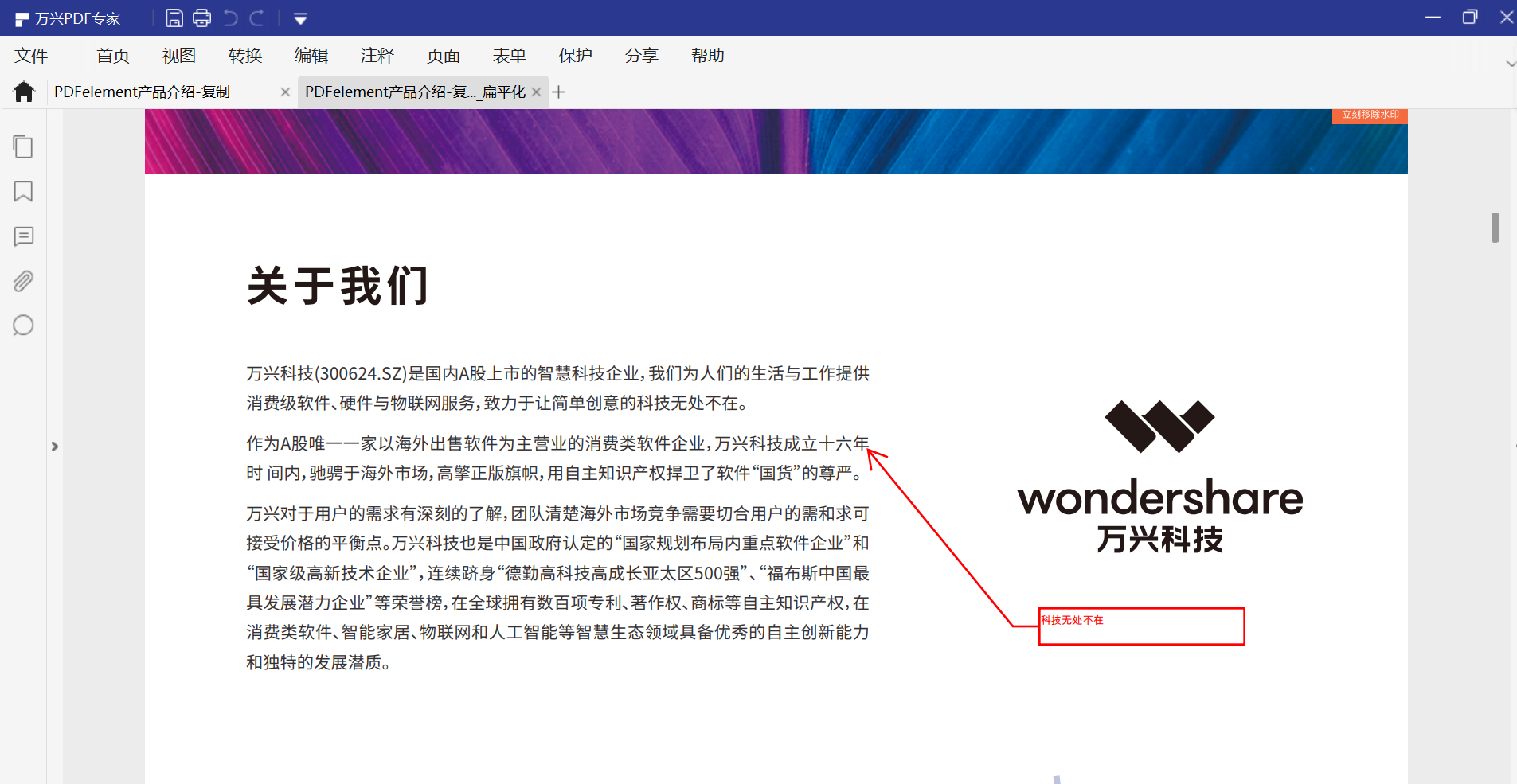 打印出来的PDF文件显示注释